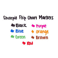 Sharpie Flip Chart Markers Bullet Tip Assorted Colors 8