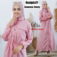 Baju gamis kami bisa membantu. Baju Gamis St Guenesa Jual Dress Muslim Set Arina Batwing Red Hijab 0105 Qgy