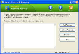 How To Recover Myspace Password With Myspace Password Recovery Software