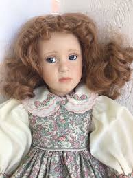 Porcelain Caucasian Manufactured Artist Dolls Playsets for sale