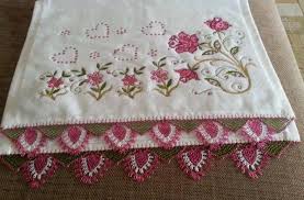 Igne Oyasi Damat Havlusu Modelleri Boncuk Nakis Desenleri Orme Kenar Susleri Tig Motifleri