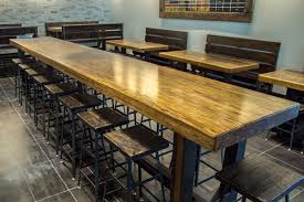 Contemporary Industrial Design Parallam Community Table Bar Table Design Table Community Table