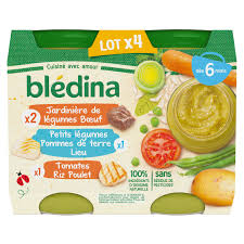 Cette préparation instantanée se compose de céréales et de légumes bio, elle convient à l'alimentation des nourrissons et des jeunes enfants qui ne supportent pas le gluten. Petits Pots Bebe Des 6 Mois Assortiment Bledina Les 4 Pots De 200g A Prix Carrefour