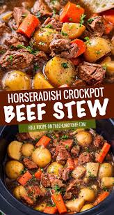 This Crockpot Beef Stew Simmers All Day To Create The Most Hearty Comforting And Flavorful Beef Stew Crockpot Recipes Beef Beef Stew With Beer Easy Beef Stew
