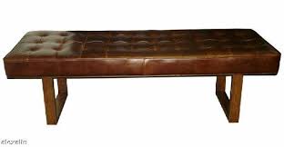 Enhance the central point of your living room with el dorado furniture's selection of modern coffee tables. Retro Modern Leather Bench Ottoman Coffee By Alexalindesigns 545 00 Modern Leather Bench Leather Bench Ottoman
