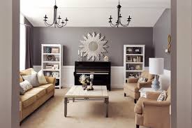 Studio 7 Interior Design Client Reveal Transitional Chic Formal Living Room Cityscape Accent Wall Piano Living Rooms Living Room Seating Livingroom Layout