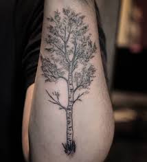 Quaking Aspen Now Imagine This With Color On The Lowest Branches Green And Moving Up To Yellow Until The Br Birches Tattoo Sleeve Tattoos Birch Tree Tattoos