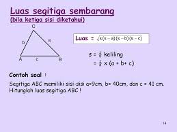 Segitiga adalah bangun datar yang terdiri dari 3 sisi garis lurus dengan 3 titik sudut yang berjumlah 180º. Ppt Segitiga Powerpoint Presentation Free Download Id 4297009