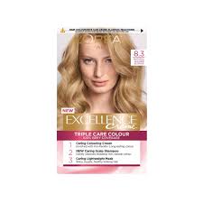 Our betty color kits are specially formulated for the. L Oreal Excellence Creme Permanent Hair Dye 8 3 Natural Golden Blonde