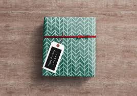 Gift Wrap Box Psd Mockup Graphicsfuel Box Mockup Gift Wrap Box Gift Box Design