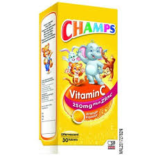 Kepentingan 7 vitamin untuk anak. Champs Effervescent Vitamin C Zinc 30 S Royalepharma