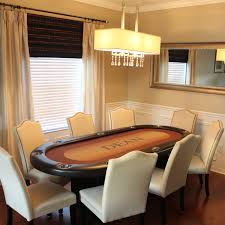 The augustus elite poker table. A His Hers Dream Dining Room Table Frills Drills
