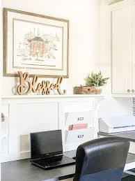 How To Build An Office Wall Organizer Above Your Desk Heart Filled Spaces