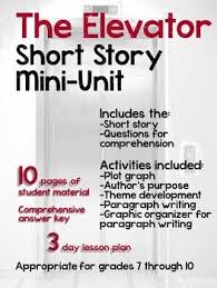 The Elevator Short Story Mini Unit Teaching Short