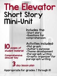 the elevator short story mini unit teaching short