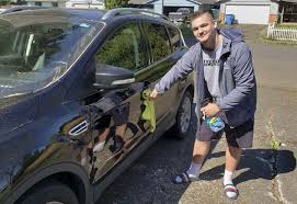 Driving for hours in heavy traffic, polluted dusty highways, muddy roads during the rainy season, or simply car wash near me charges depending on the type of car wash. Heritage High School Senior Offers Social Distancing Car Wash Clarkcountytoday Com