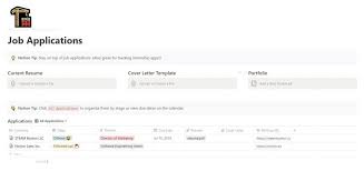 This is the perfect way to express how your specific skills are relevant to the open position. How To Use Notion To Track Your Job Applications Careerbyte Job Search And Career Advice