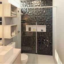 Banheiro Preto E Branco 50 Dicas E Inspiracoes Decoracao Banheiro Pequeno Revestimento Banheiro Decoracao Do Banheiro