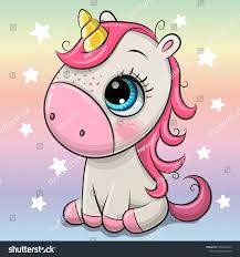 Joli Dessin Sur Licorne Isole Sur Fond Arc En Ciel Dessins Faciles Mignons Dessin Licorne Kawaii Dessin Licorne