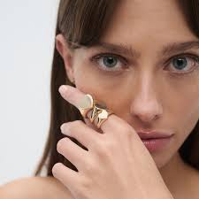 Signet Ring Sally Rose Jewellery 9ct Gold Lapis Lazuli Signet Ring UK Size  K+, US Sally