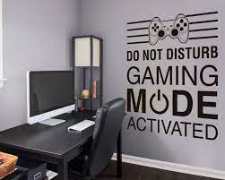 I made this wall art using. Gamer Wall Decor Gaming Mode Wall Decal Gamer Decor Gaming Room Wall Decor Video Game Door Decal Kids Bedroom Decals Wall Stickers Gamer Decor Boys Game Room Boys Bedroom Decor