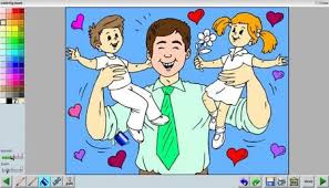 Idea para regalar día del padre: Dibujos Del Dia Del Padre Para Colorear Online