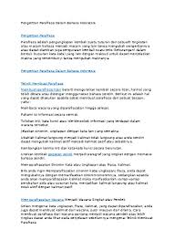 Kemudian,ayahku berkata,belajarlah yang rajin nak. Top Pdf Pengertian Parafrasa Dalam Bahasa Indone 123dok Com