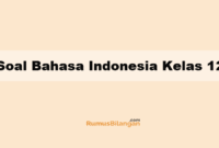 Saya yang bertanda tangan di bawah ini. Contoh Soal Bahasa Indonesia Kelas 12 Tentang Surat Lamaran Pekerjaan