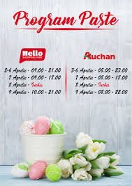 De pe 21 aprilie, programul de. Program Sarbatori De Paste Hello Shopping Park