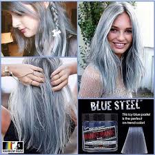Manic Panic Blue Steel Hair Color Pastel Silver Hair Dye Hair Color Blue