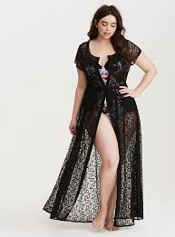 Black And White Beach Cover Up Geo Crochet Maxi Swim Cover Up Plus Size Fashion Plus Size Swimwear Plus Size Outfits