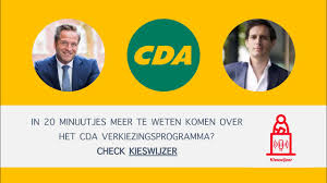 Alle partijen zijn uitgenodigd om input voor de website aan te leveren. Kieswijzer 1 Cda Youtube