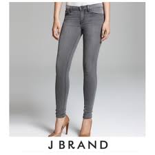 J Brand Super Skinny Onyx Mid Rise Jeans