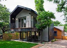 it may be a mullet of a house traditional front but modern in the back but i completely love what they did with the my eventual remodel exterior in 2019
