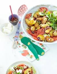 Rezept Bratkartoffelsalat Mit Tomaten Und Ziegenkase Ziegenkase Rezepte Salat