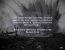 Erich Maria Remarque All Quiet On The Western Front Best Movie Quotes Literature Art Literature