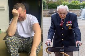 Donations came flooding in after sir tom set out on his challenge to walk 100 lengths of his bedfordshire garden before his special birthday earlier this year, and his achievement led to the prime minister nominating him for the award. Sam Smith Bullied For Crying Picture Compared To Captain Tom Moore