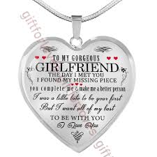 Best Birthday Gift For My Girlfriend To My Girlfriend Luxury Necklace For Girlfriend Best Birthday Gift For Girlfriend From Boyfriend Amazing Gift For Girlfriend I Was A Little Late To Be Your Birthday Gifts For Girlfriend