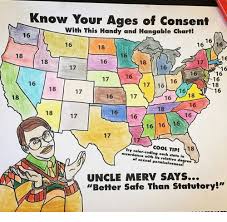 Know Your Ages Of Consent With This Handy And Hangable Chart