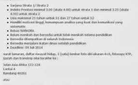 Memiliki motor pribadi & sim c (masih berlaku). Lowongan Kerja Terbaru Bank Bca 2014 Surabaya Portal Cute766