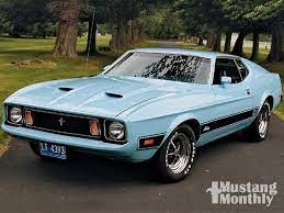 View All Photos Of 1973 Ford Mustang Mach 1 Baby Blue At Mustang Mach 1 Mustang Fastback Ford Mustang
