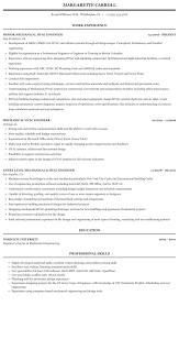 hvac mechanical engineer resume sample