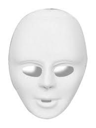 Download halloween mask stock photos. White Plain Face Mask Costume Accessories For 2019 Wholesale Halloween Costumes
