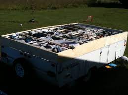 For many decades the pop up trailer has. New Roof Build Dutchmen Building Roof Pop Up Camper Popup Camper