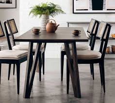 My old chair didn't have arms so i hadn't realized a chair with arms really doesn't work so well with the pottery barn corner desk design. Neil Dining Table In 2021 Dining Table Pottery Barn Dining Room Pottery Barn Dining Table