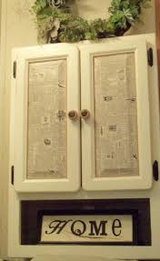 I Like The Decoupaged Cabinet Doors From Make The Best Of Things How To Make Crafty Decoupage