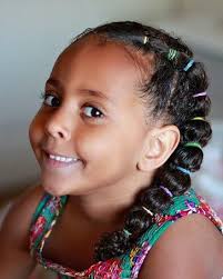 Begin to braid the hair from the backmost point of the head until you reach the ponytail point and then secure the braid along with the other free hair together bohemian outfits look smashing with such a unique braided hairstyles for teen girls. 22 Easy Kids Hairstyles Best Hairstyles For Kids