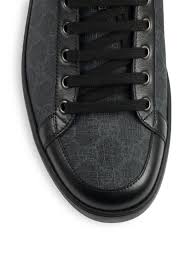 Shop for gg supreme sneaker by gucci from 10 retailers at shopstyle. Ø®Ù„Ø¹ ØµÙŠØºØ© Ø§Ù„Ø§Ù…Ø± Ù„Ù†ÙØ¹Ù„Ù‡Ø§ Gucci Gg Supreme Sneakers Pvc Leather Gray Black Natural Soap Directory Org