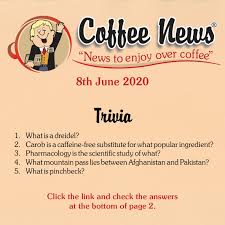 Buzzfeed staff can you beat your friends at this q. Coffee News Westisbest Coffee News Trivia Quiz Vol231 2 8th June 2020 Answers On Page 2 Of The Attached Pdf Click This Link Https Fliphtml5 Com Pviw Muze Facebook