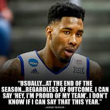 Following the season-ending loss to Arkansas in the 1st round of the NCAA  Tournament, former Jayhawk Jamari Traylor didn't hold back when giving his  thoughts